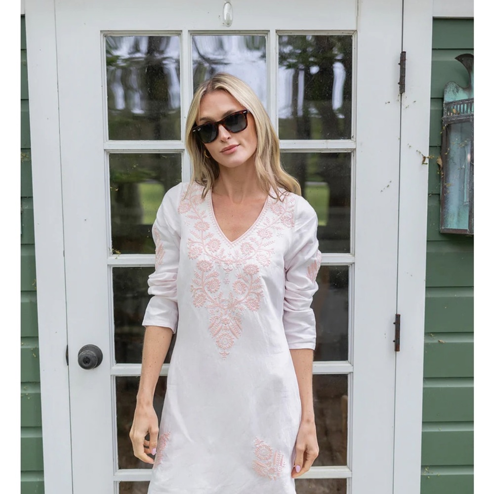 julia amory bridgette dress Embroidered Tunic Top - Picture 3 of 10